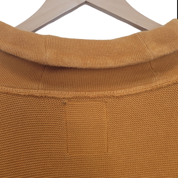 DJAB Sweater Orange Knit V Neck Size M - Picture 3 of 8